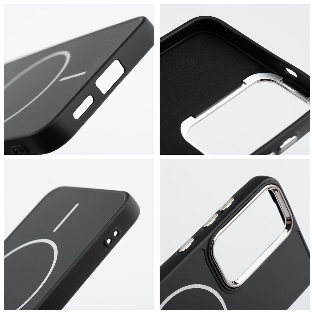 FRAME MAG COVER Case compatible with MagSafe for SAMSUNG A56 black - Image 2
