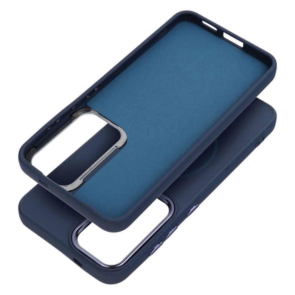FRAME MAG COVER Case compatible with MagSafe for SAMSUNG A07 navy blue - Image 2