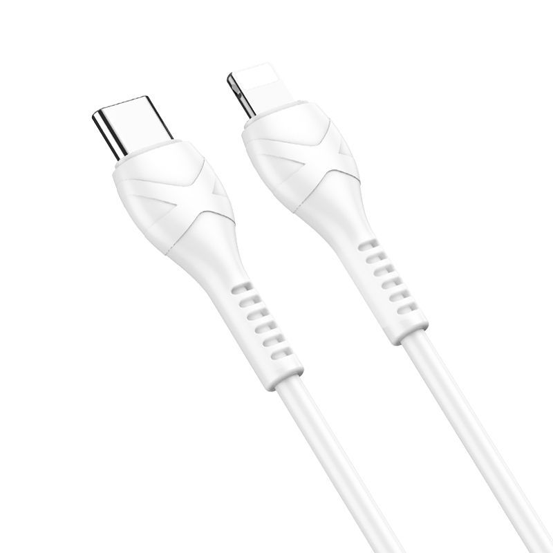 Cable USB C to Lightning Hoco PD 27W 1 m X37 white - Image 2