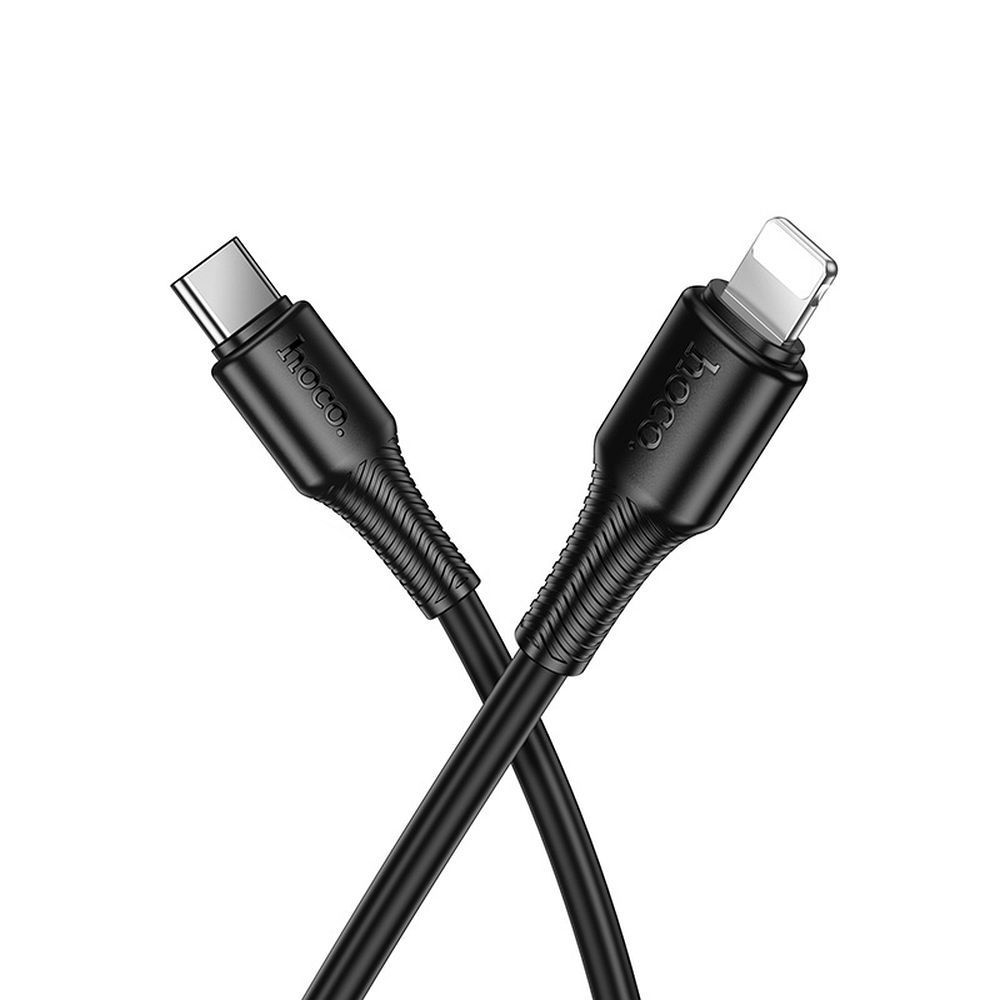 Cable USB C to Lightning Hoco PD 27W 1 m X120 black - Image 2