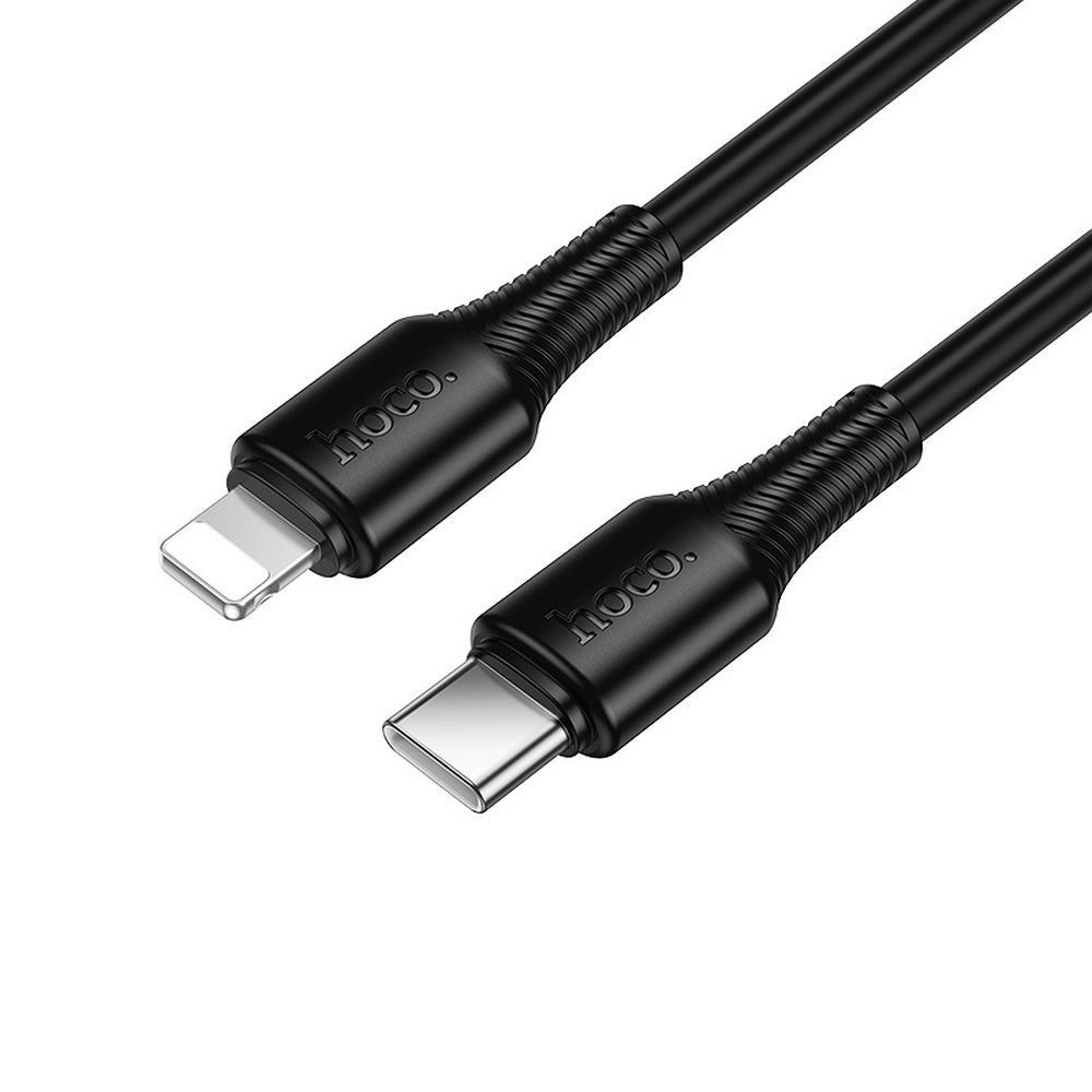 Cable USB C to Lightning Hoco PD 27W 1 m X120 black - Image 1