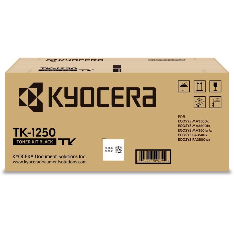 KYOCERA Toner Black TK-1250 - Image 1