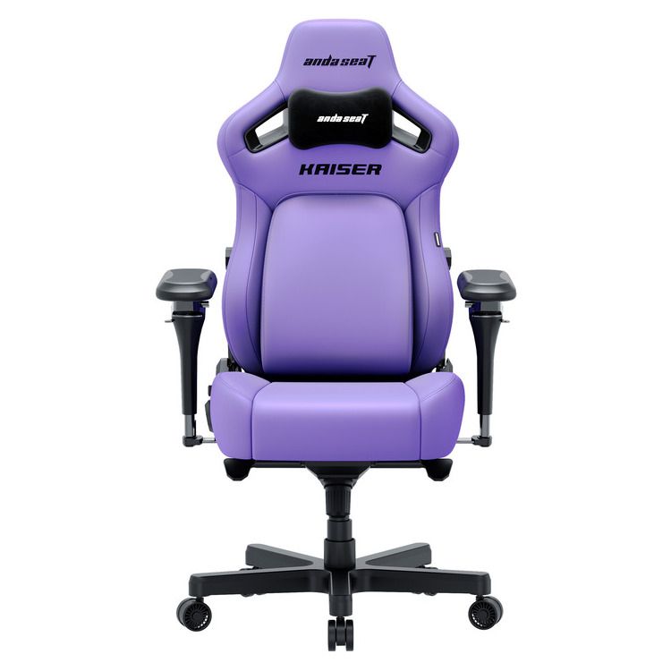 ANDA SEAT Gaming Chair KAISER-4 V2 XL Purple with 6D Armrest - Image 2