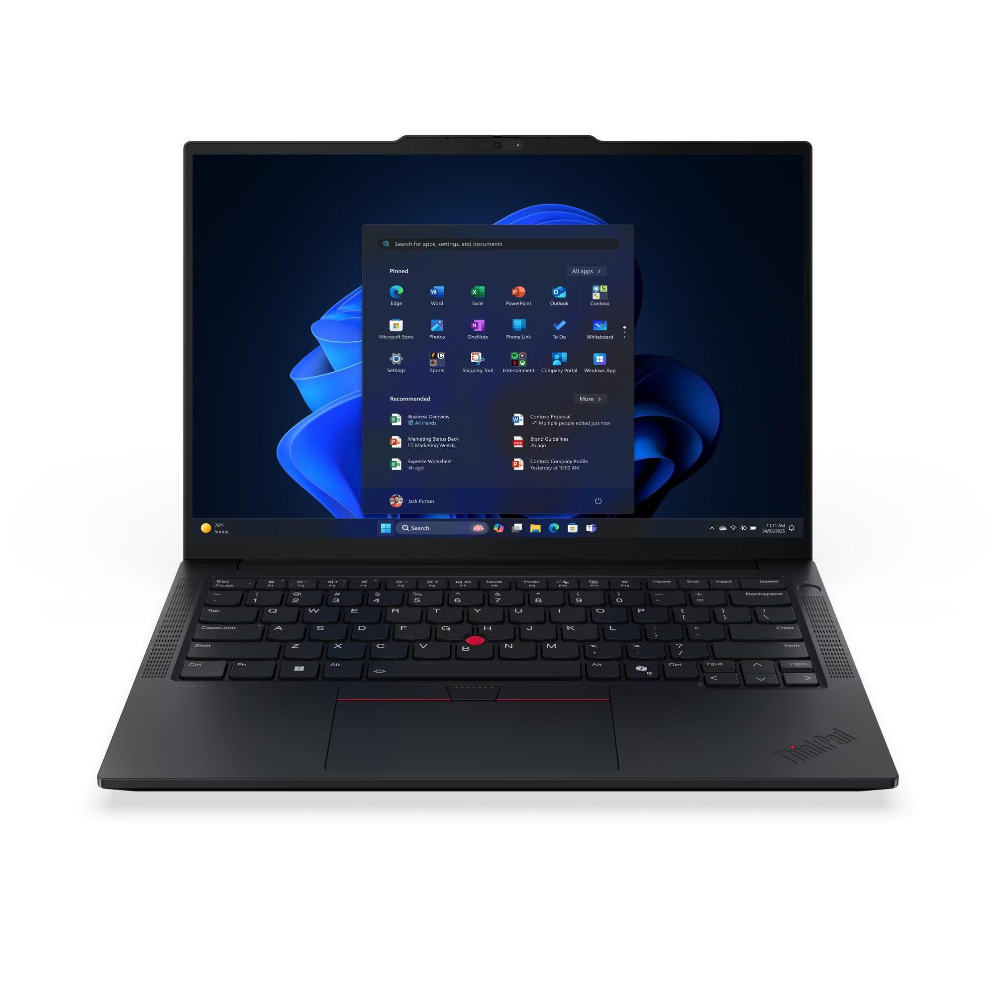 LENOVO Laptop ThinkPad E14 G7 14'' WUXGA IPS/Ultra7-255H/16GB/512GB SSD/Intel Arc Graphics/Win 11 Pro/3Y NBD/Black - Image 1