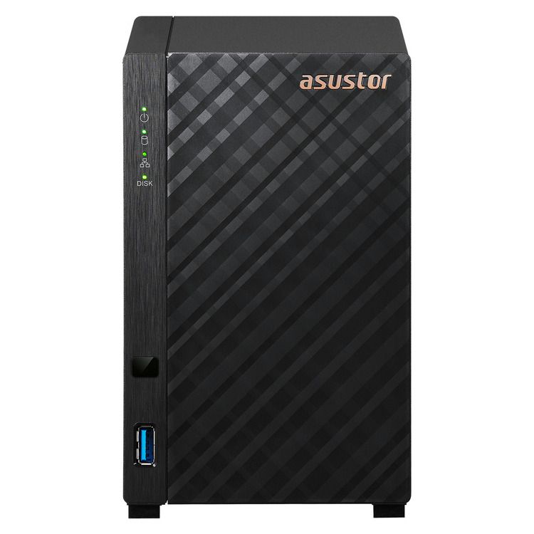 ASUSTOR NAS DRIVESTOR 2 Gen2 AS1202T 2-BAY Quad-Core/1GB DDR4/2.5GbE Port - Image 1