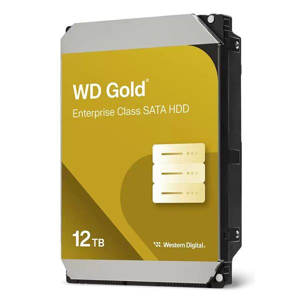 WD HD3.5" SATA3-Raid 12TB WD122KRYZ / Gold (Di) - Image 1