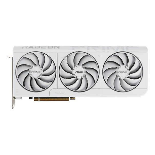 ASUS VGA 16GB RX9070XT PRIME OC WHITE 3xDP/HDMI PRIME-RX9070XT-O16G-WHITE - Image 1