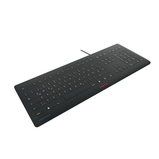 CHERRY Keyboard STREAM PROTECT [DE] black mit hochwertiger Schutzmembran - Image 4