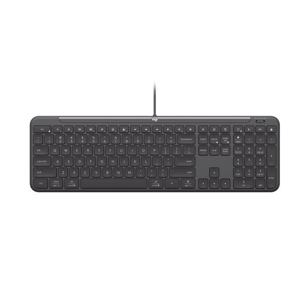 Logitech Keyboard K620 Signature Slim Wired f. Bus. [DE] black 108 Tasten - Image 1