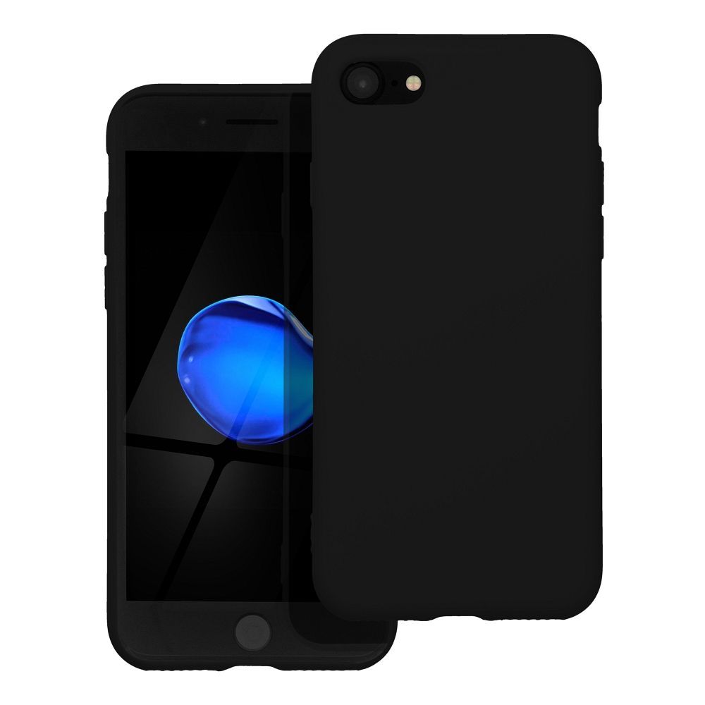 SILICONE case for IPHONE 7 black - Image 1