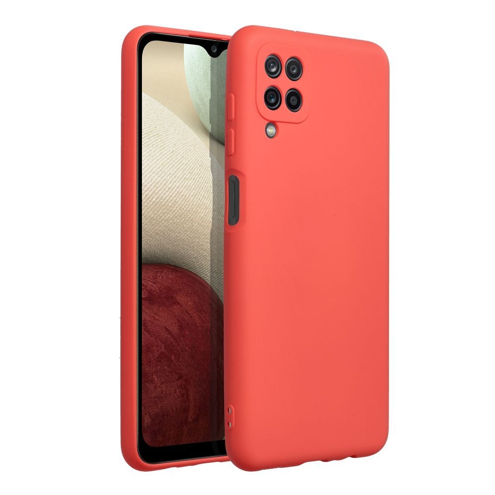 SILICONE case for SAMSUNG A12 peach - Image 1