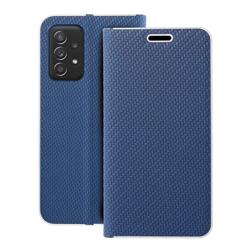 LUNA Book Carbon for SAMSUNG A52 5G / A52 LTE ( 4G ) / A52s 5G blue LUNA Book Carbon for SAMSUNG A52 5G / A52 LTE ( 4G ) / A52s 5G blue - Image 1