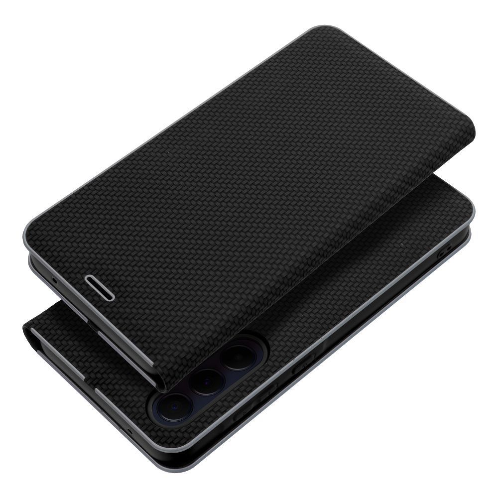 LUNA Book Carbon for SAMSUNG S21 FE black - Image 1