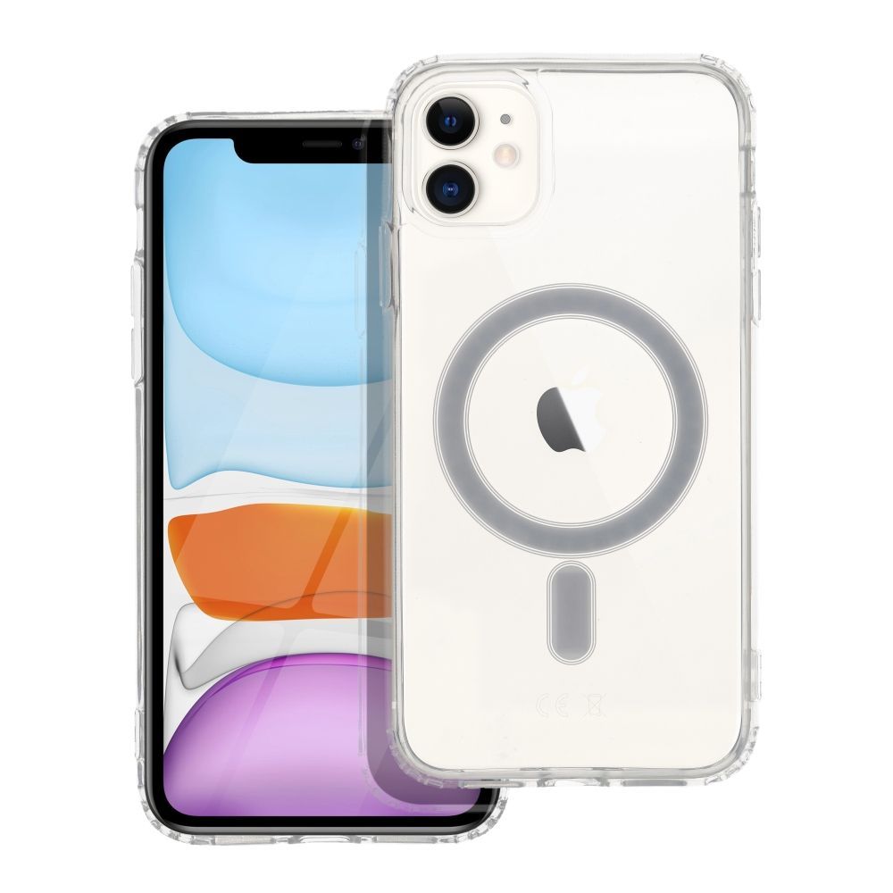 CLEAR MAG COVER case compatible with MagSafe for IPHONE 11 transparent - Image 1