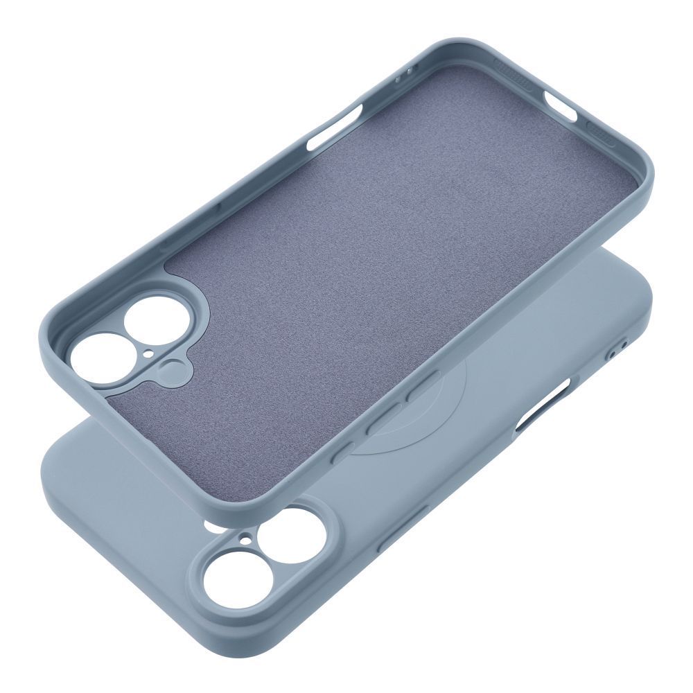 SILICONE MAG COVER case compatible with MagSafe for IPHONE 17 light blue - Image 2