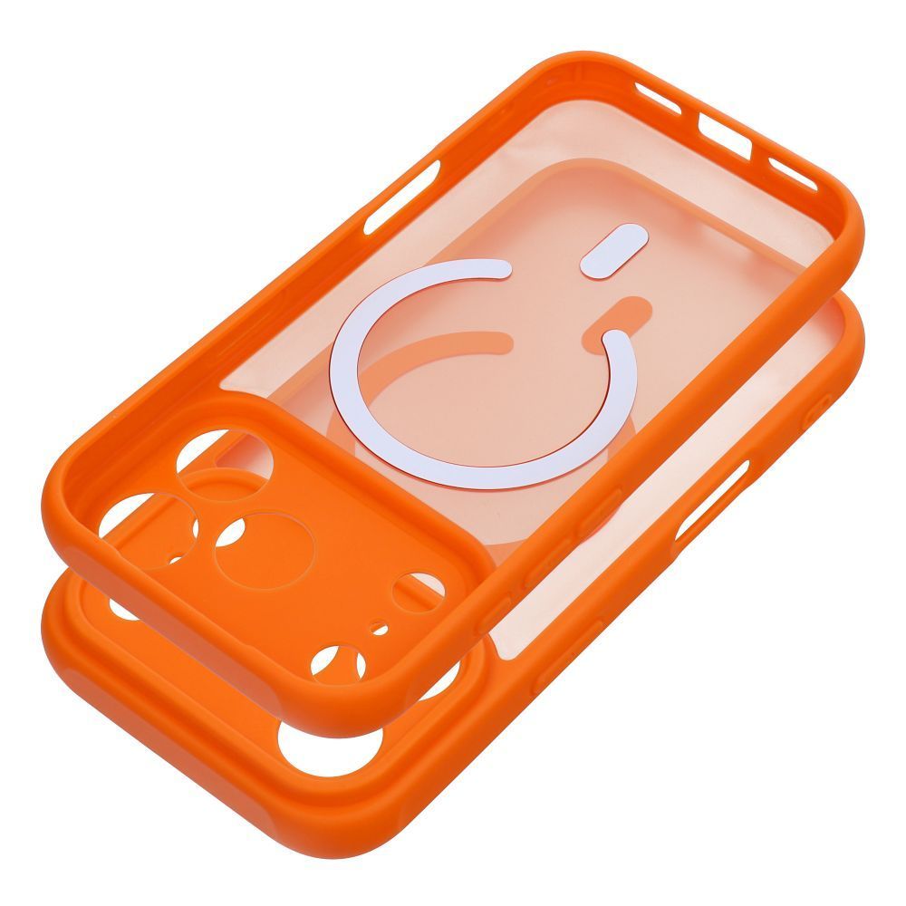FULL MATTE MAG COVER case compatible with MagSafe for IPHONE 16 hermes orange - Image 2