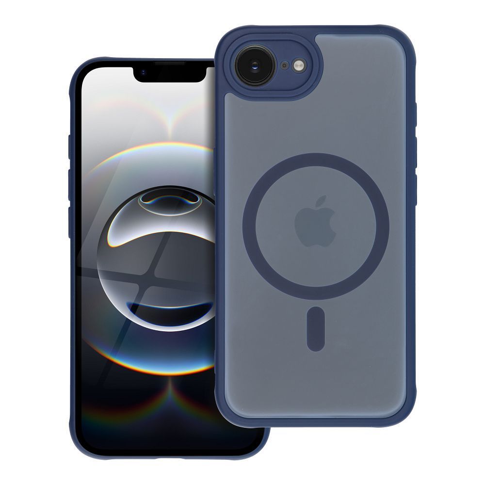 FULL MATTE MAG COVER case compatible with MagSafe for IPHONE 15 Pro blue - Image 1
