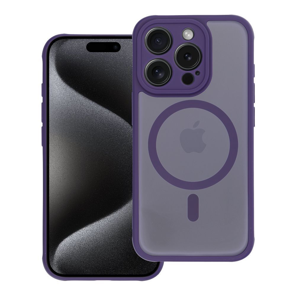 Case for iPhone 17 Full Matte Mag Cover compatible with MagSafe purple FULL MATTE MAG COVER case compatible with MagSafe for IPHONE 17 purple - Image 1