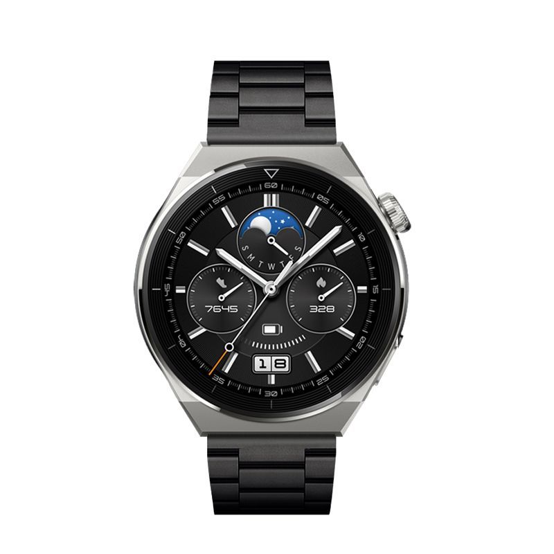 Strap to Samsung Galaxy Watch Forcell F-Design FS06 steel clasp 20 mm black - Image 1