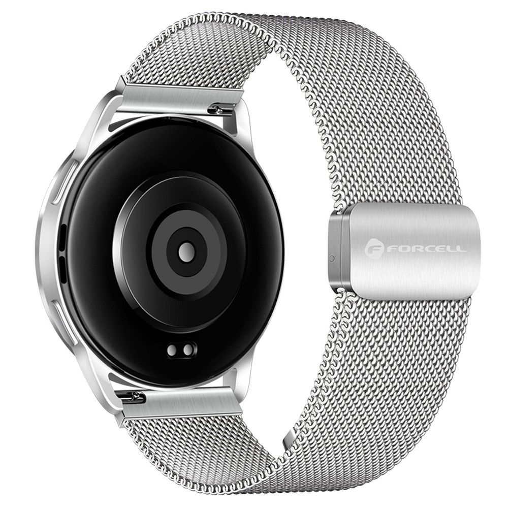Strap to Samsung Galaxy Watch Forcell F-Design FS11 magnetic steel 20 mm silver Strap to Samsung Galaxy Watch Forcell F-Design FS11 magnetic steel 20 mm silver - Image 1