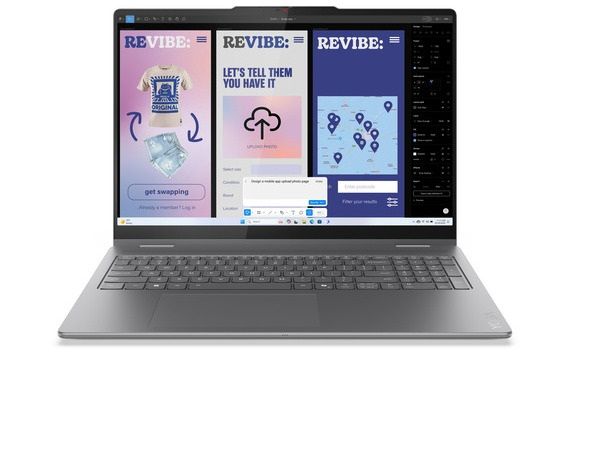LENOVO Laptop Yoga 7 2-in-1 16ILL10 16'' 2.8K OLED/Ultra7-258V/32GB/1TB SSD/Intel  Arc Graphics/Win 11 Home/3Y Premium/Luna Grey - Image 1