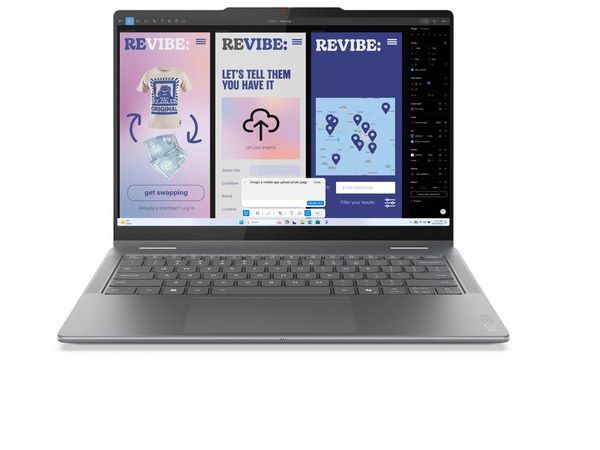 LENOVO Laptop Yoga 7 2-in-1 14ILL10 14'' 2.8K OLED /Ultra7-258V/32GB/1TB/Intel Arc Graphics/Win 11 Home/3Y Premium/Luna Grey - Image 1