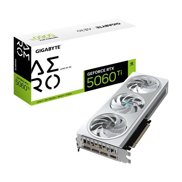 GIGA VGA 8GB RTX5060TI AERO-OC 8G 3xDP/HDMI GeForce RTX 5060 Ti AERO OC 8G - Image 1