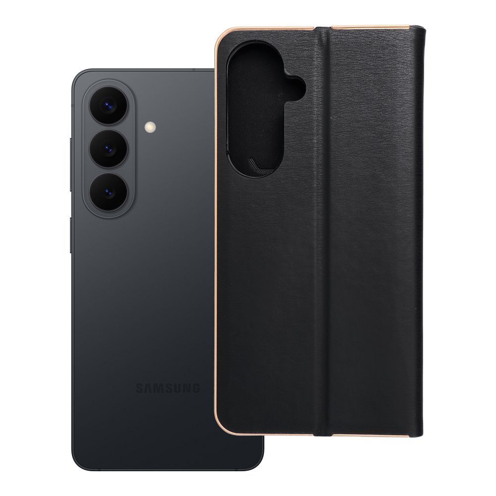 LUNA Book Gold for SAMSUNG S26 Edge black - Image 1