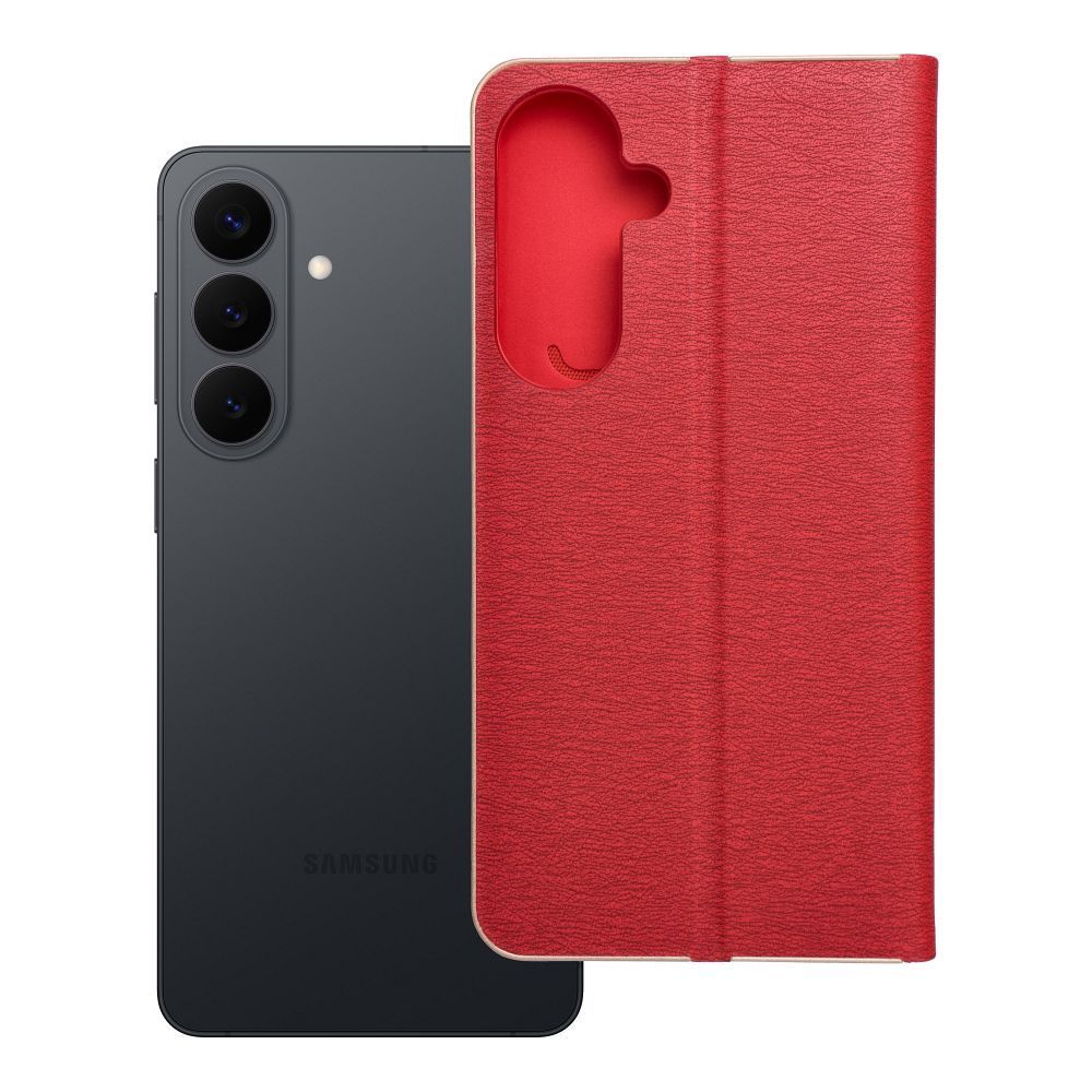 LUNA Book Gold for SAMSUNG S26 Edge red - Image 1