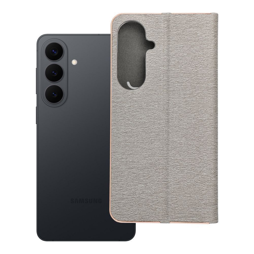 LUNA Book Gold for SAMSUNG S26 Edge silver - Image 1