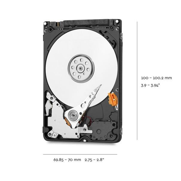 WD HD2.5" SATA3 2TB WD20SPZX /5.4k/ 7mm (Di) - Image 3