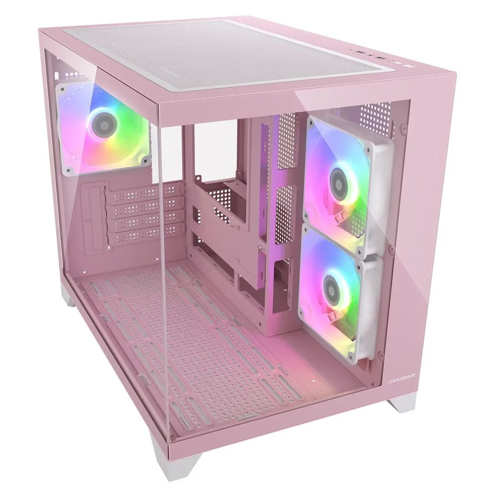 CC-COUGAR Case FV150 Mini RGB, Micro ATX Pink - Image 2