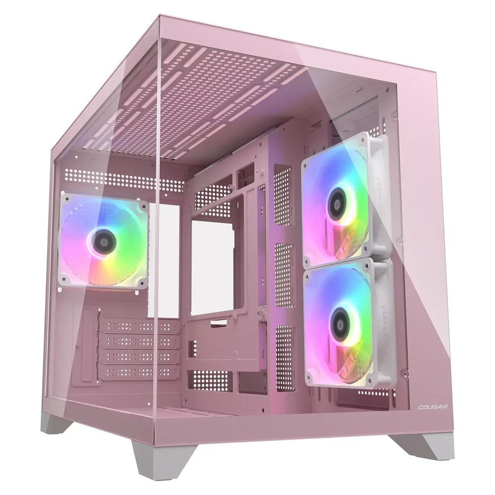 CC-COUGAR Case FV150 Mini RGB, Micro ATX Pink - Image 1