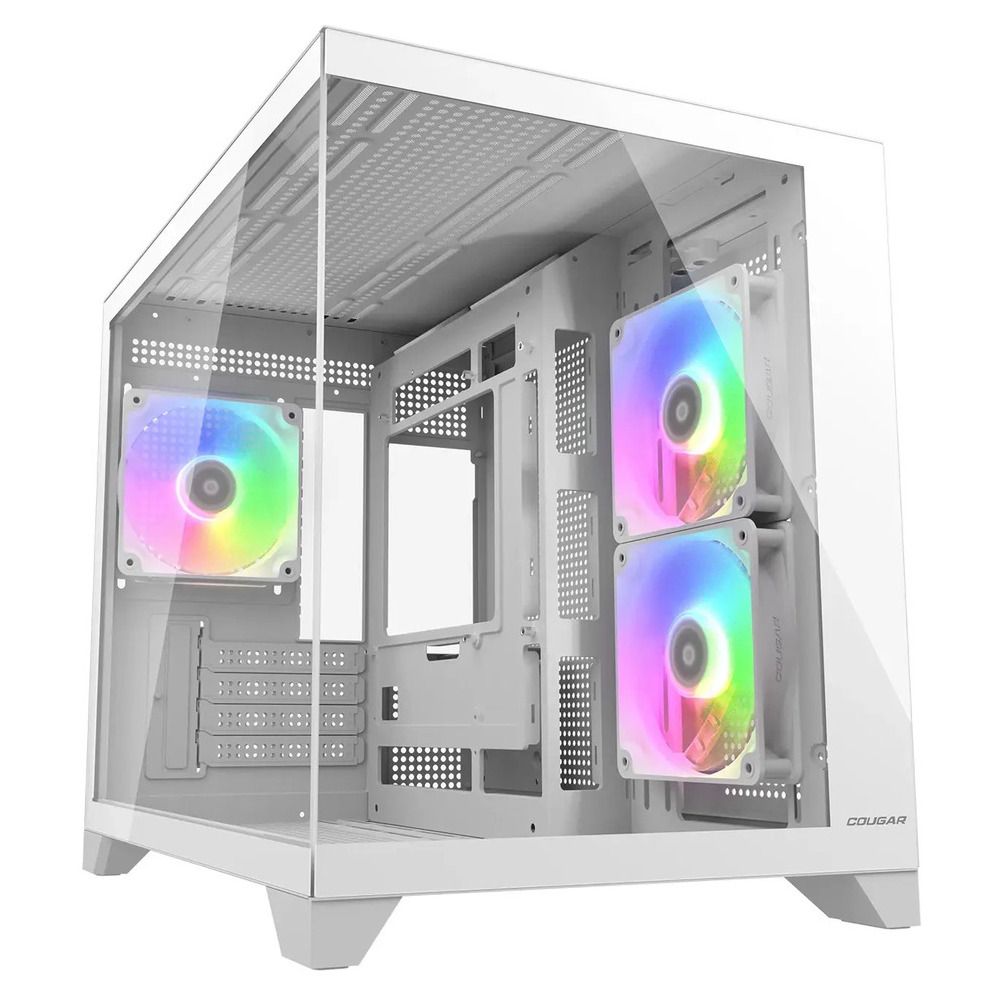 CC-COUGAR Case FV150 Mini RGB, Micro ATX White - Image 1