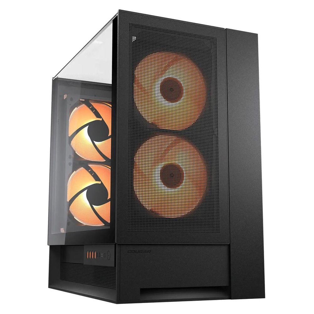CC-COUGAR Case OMNY X  Middle ATX Black (4x160mm ARGB fans preinstalled) - Image 1