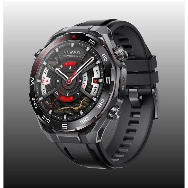 Huawei March-B19 Watch Ultimate 2 titanium Smartwatch 48mm black fluoroelastomer - Image 2