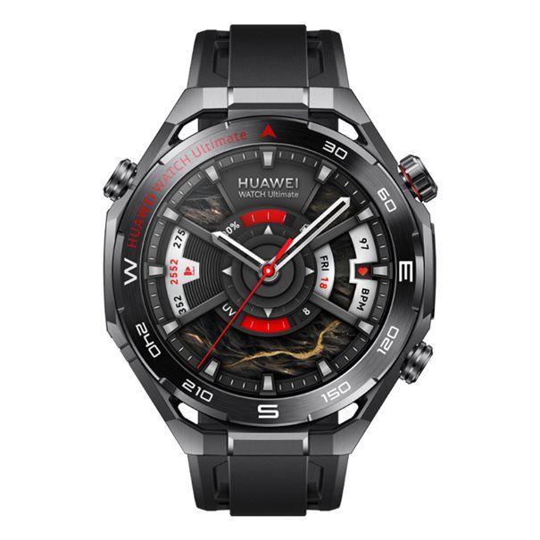 Huawei March-B19 Watch Ultimate 2 titanium Smartwatch 48mm black fluoroelastomer - Image 1