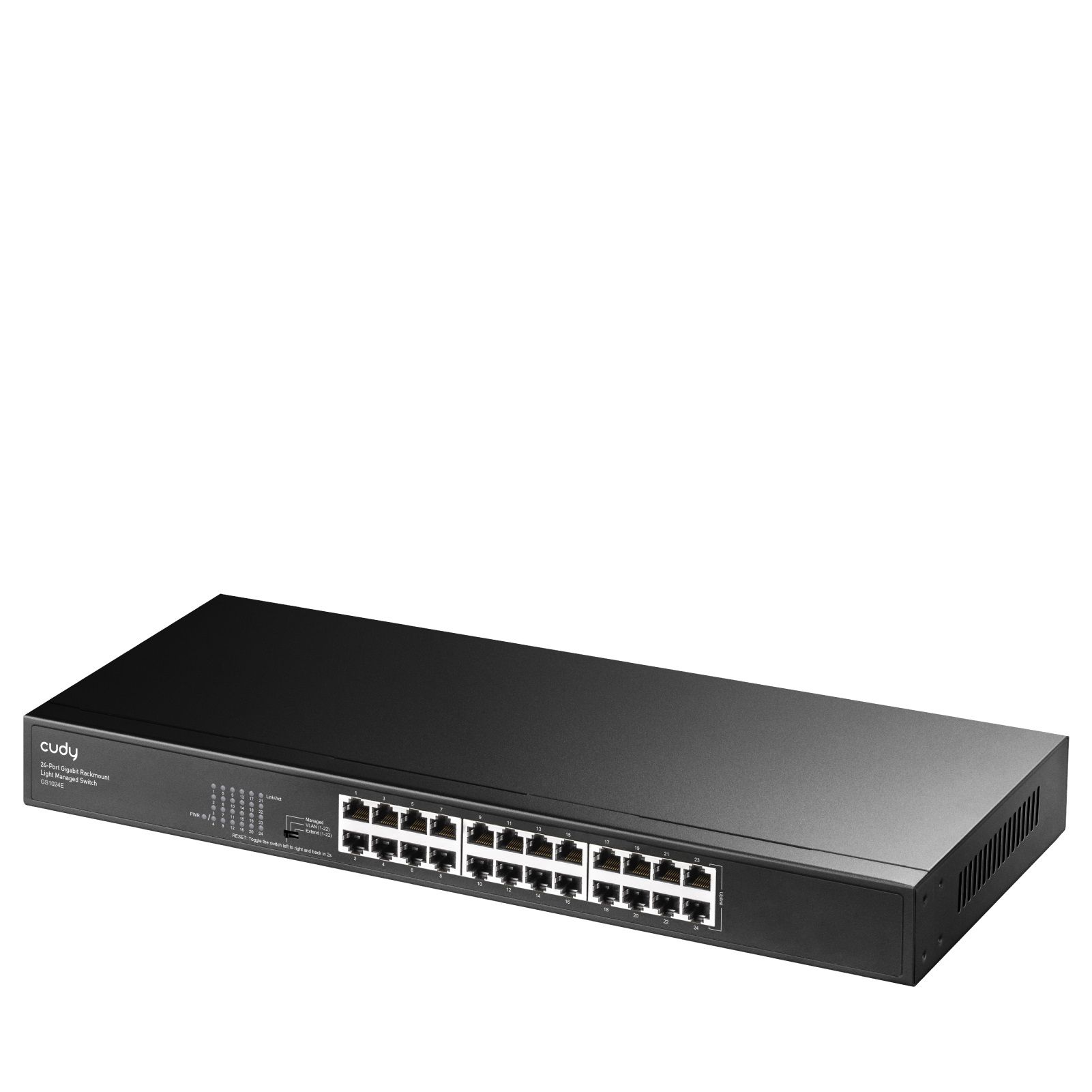CUDY Switch GS1024E 24-Port Gigabit Rackmount Light Managed - Image 2