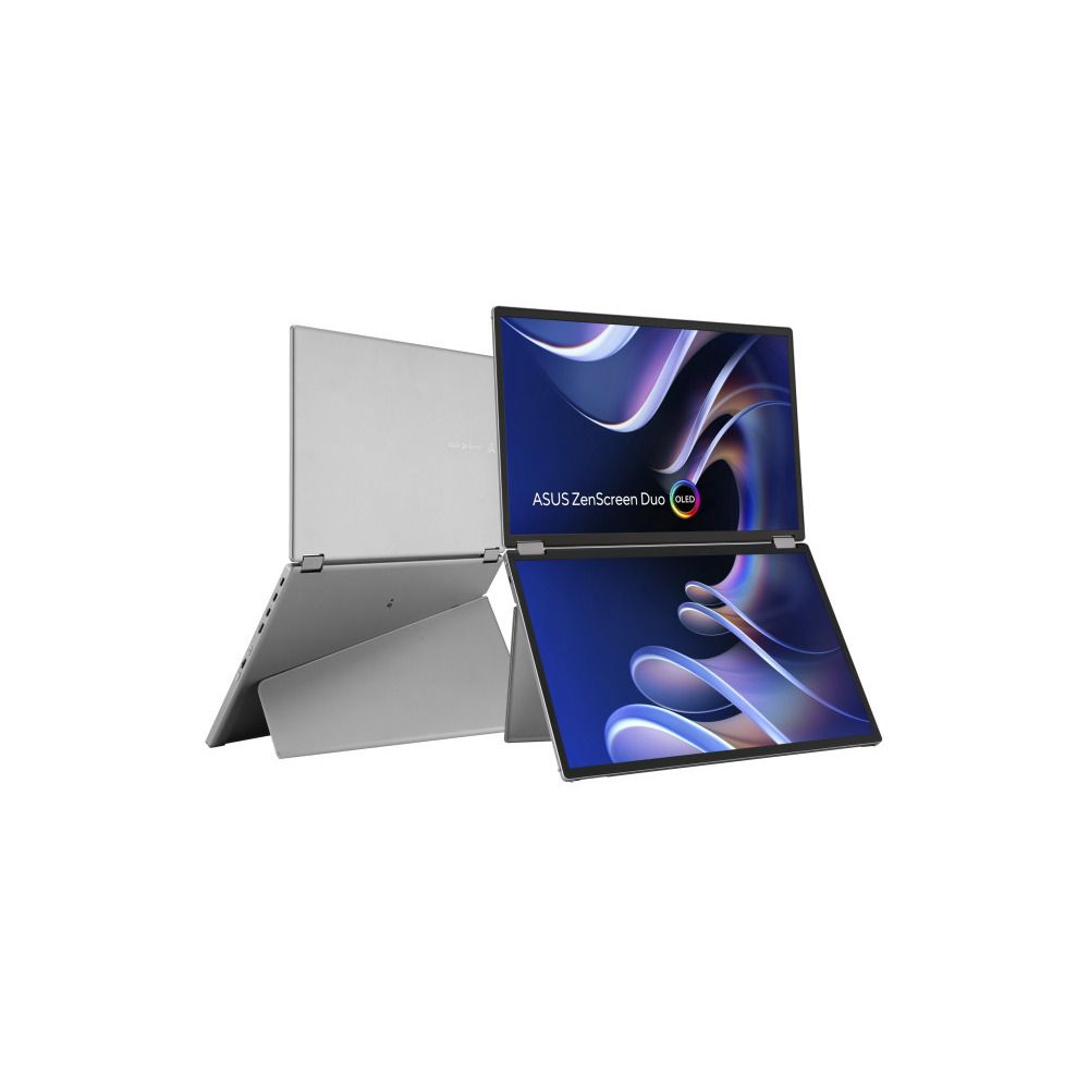 ASUS Monitor ZenScreen Duo MQ149CD 360° Foldable OLED 1ms, Portable Monitor, USB-C, HDMI, 3YearsW - Image 1