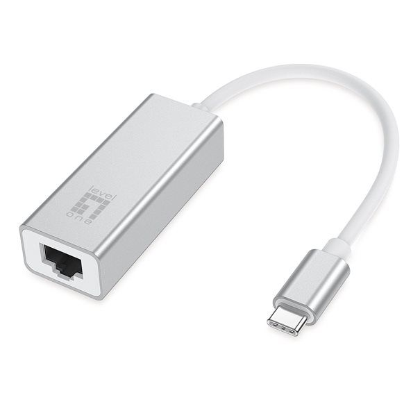 LevelOne Adapter USB-C -> GBit-LAN USB-0402 V4 - Image 1