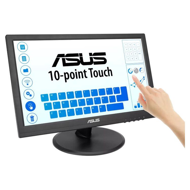 ASUS Monitor ASUS VT169HE, 15.6'' Touch 10-point,  FHD, 5ms, 60Hz IPS, HDMI, D-SUB, Eye Care+ Technology, 3YearsW - Image 2