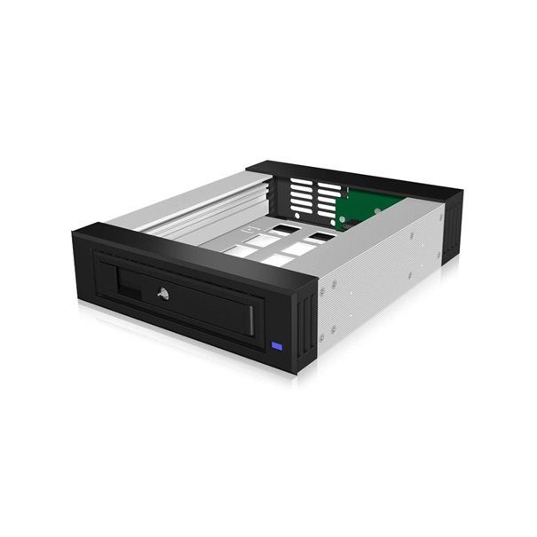 Wechselrahmen ICY-BOX IB-129SSK-B SATA Mobile Rack  1x 3,5"/2,5" SATA/SAS HDD zu 1xSATA Host - Image 2