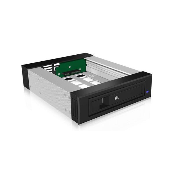 Wechselrahmen ICY-BOX IB-129SSK-B SATA Mobile Rack  1x 3,5"/2,5" SATA/SAS HDD zu 1xSATA Host - Image 4