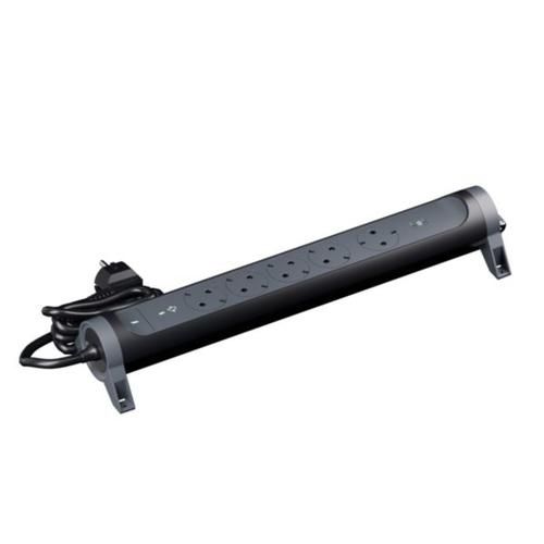 Legrand SurgeArrest 5 Outlets 1.5m,USB C+C, Cable  White/Grey - Image 1