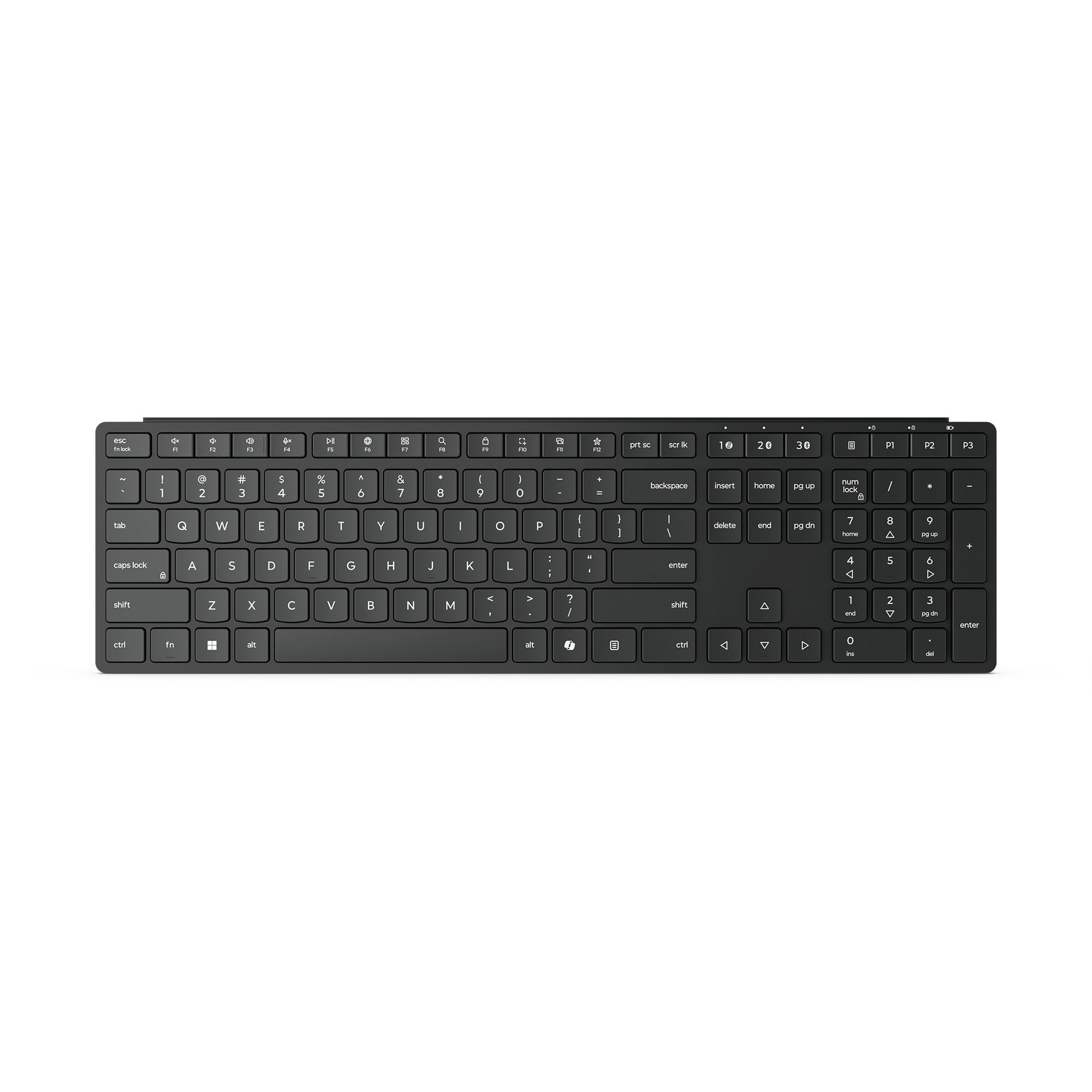 LENOVO Wireless Multi-Mode Pro Keyboard 6000 Greek/US LENOVO Wireless Multi-Mode Pro Keyboard 6000 Greek/US - Image 1