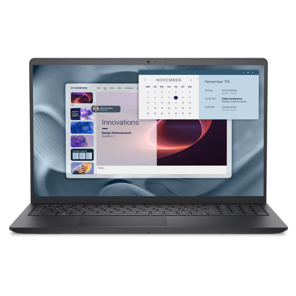DELL Pro 15 Essential PV15250 15.6'' FHD/Core i5-1334U/16GB/512GB SSD/UHD Graphics/Win 11 Home/1Y NBD/Carbon Black - Image 1