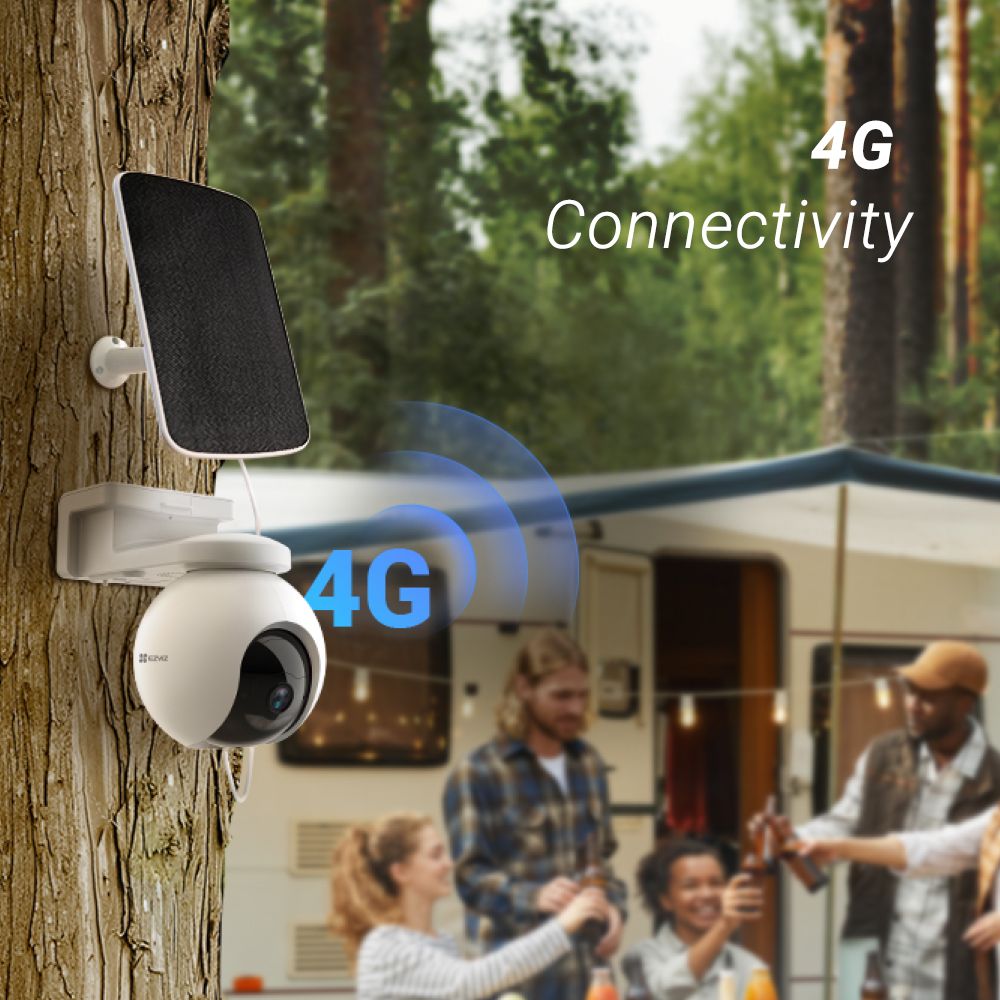EZVIZ Camera 4G Battery EB8 with Solar Panel Kit - Image 2