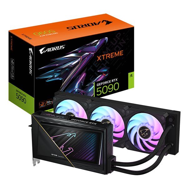 GIGA VGA 32GB RTX5090 AORUSX W-32G 3xDP/HDMI AORUS GeForce RTX 5090 XTREME WATERFORCE 32G - Image 1