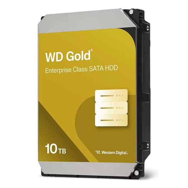 WD HD3.5" SATA3-Raid 10TB WD103KRYZ/ Gold (Di) - Image 1