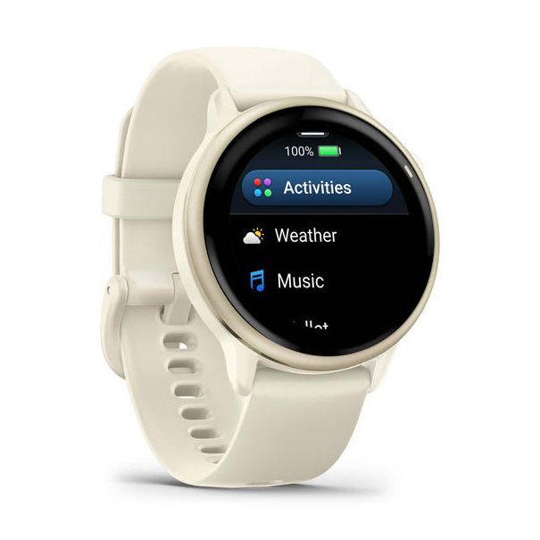 Garmin Vivoactive 6 Smartwatch bone/lunargold - Image 3